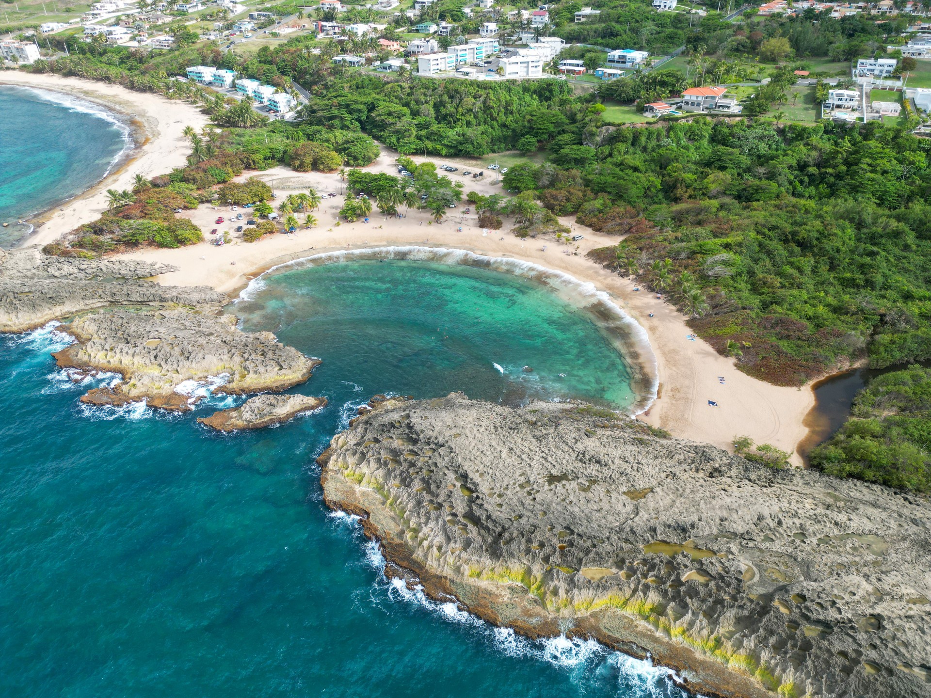 Mar Chiquita Beach at Puerto Rico